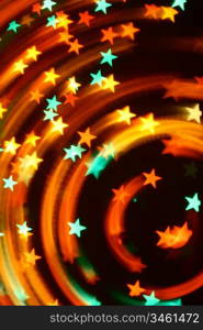 abstract disco colored stars motion background