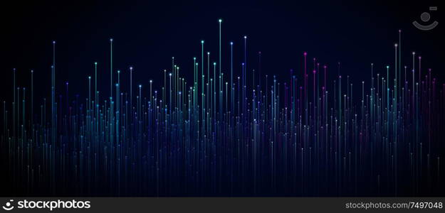 Abstract dot point connect with gradient line design , internationalization social network or business big data connection technology concept .