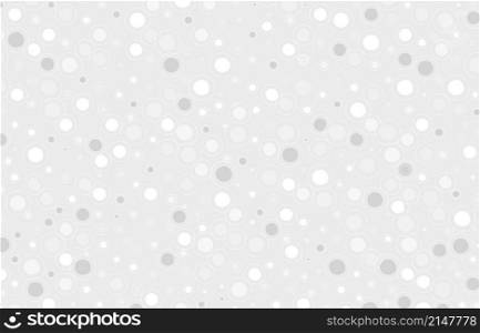 Abstract dots doodle pattern design of artwork decorative template. Overlapping white simple background. Illustration vector