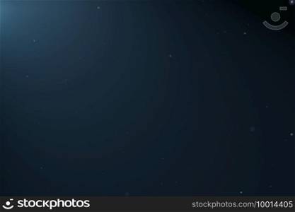 Abstract Dust Particle flow in air on black Background 3D rendering