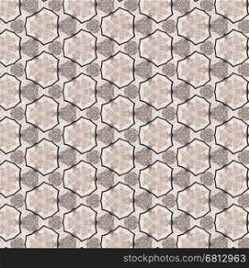 Abstract embossed kaleidoscopic texture or background pattern design