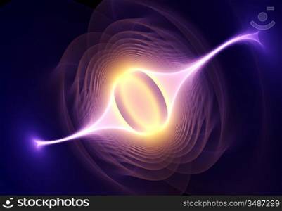 abstract energy formation - high quality rendered image