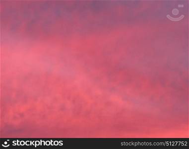 Abstract evening sunset sky