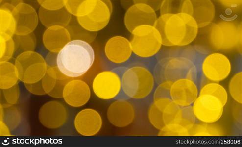 Abstract & Festive background with bokeh defocused lights. Abstract & Festive background