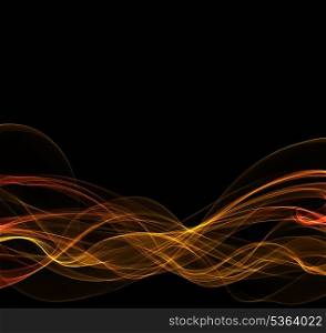 abstract fire lines with copyspace