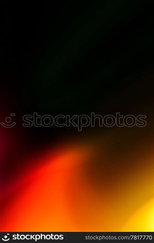 abstract flame on black background