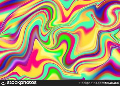 Abstract Flow Background. Fluid Shapes Marble Vector Illustration