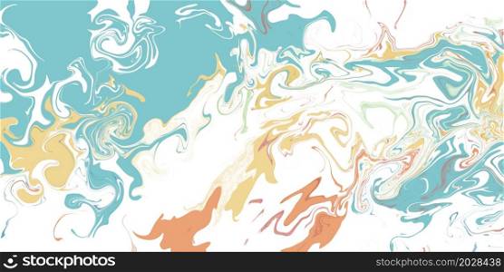 Abstract fluid on white background marble texture illustration