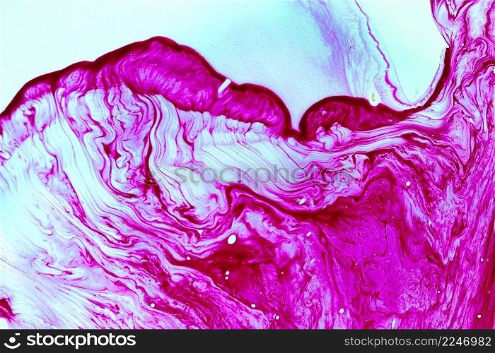 abstract fluid violet shapes oil