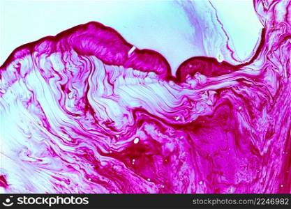abstract fluid violet shapes oil