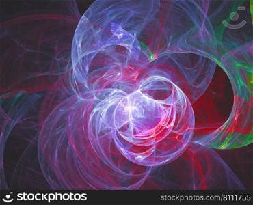 Abstract fractal art background, suggestive of astronomy and nebula. Computer generated fractal illustration art nebula in red purple bubbles.. Abstract fractal art background, suggestive of astronomy and nebula. Computer generated fractal illustration art nebula.