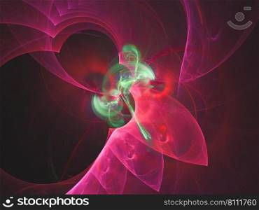 Abstract fractal art background, suggestive of astronomy and nebula. Computer generated fractal illustration art nebula in red. Abstract fractal art background, suggestive of astronomy and nebula. Computer generated fractal illustration art nebula.