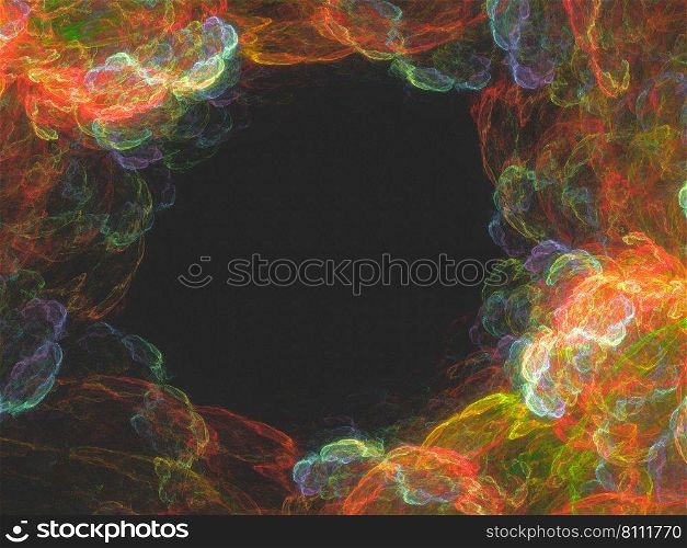 Abstract fractal art background, suggestive of astronomy and nebula. Computer generated fractal illustration art nebula in multicolors. Abstract fractal art background, suggestive of astronomy and nebula. Computer generated fractal illustration art nebula.
