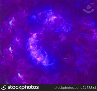 Abstract fractal art background, suggestive of astronomy and nebula. Computer generated fractal illustration art background