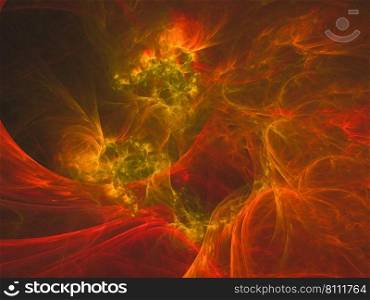 Abstract fractal art background, suggestive of fire flames and hot wave. Computer generated fractal illustration red fire abstract. Abstract fractal art background, suggestive of fire flames and hot wave. Computer generated fractal illustration art fire theme.