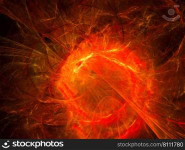 Abstract fractal art background, suggestive of fire flames and hot wave. Computer generated fractal illustration red fire. Abstract fractal art background, suggestive of fire flames and hot wave. Computer generated fractal illustration art fire theme.