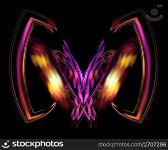 Abstract fractal background. Digital generated this image