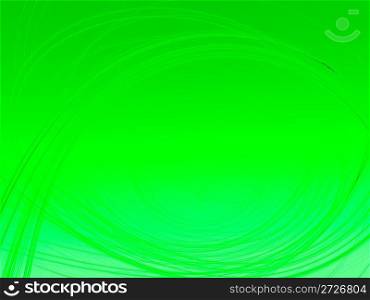 abstract fractal image on gradient green background