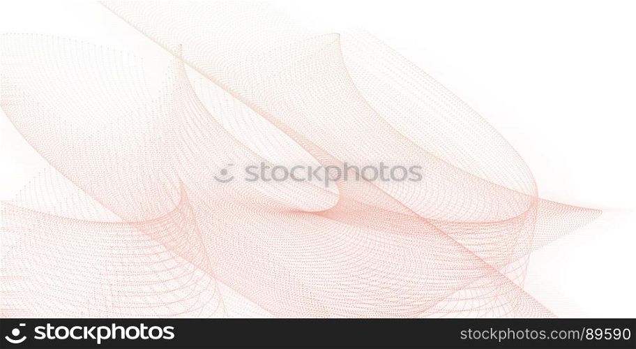 Abstract Futuristic Background on White with Curving Pattern. Abstract Futuristic Background