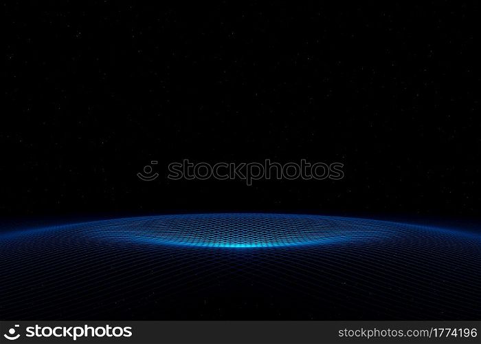 Abstract Futuristic Technology cyber space blue wave background 3d rendering abstract, background, technology, wave, futuristic, cyber, digital, design, datum, particle, science, space, blue, concept, line, network, modern, light, illustration, wallpaper, flow, pattern, motion, business, dot, graphic, connection, energy, texture, computer, structure, geometric, mesh, big, art, cyberspace, rendering, communication, backdrop, tech, shape, 3d, future, dynamic, information, web, grid, fractal, sound, element. Abstract Futuristic Technology cyber space blue wave background 3d rendering