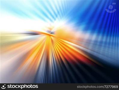abstract geometric background of light with straight colourful spectrums moving in different directions. abstract colourful background with light and crossed lines of light spectrum spreading in different directions