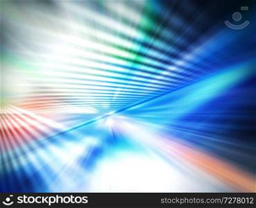 abstract geometric background with straight light spectrums crossing in the center. abstract colourful background with straight rays of light spreading in many directions