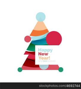 Abstract geometric Christmas banner. Abstract geometric Christmas banner. illustration with copyspace