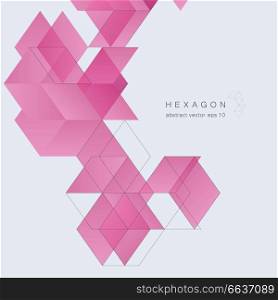 Abstract geometric overlapping triangles background. Cover template design.. Abstract geometric overlapping triangles background. Cover template design
