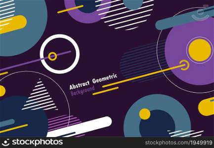 Abstract geometric pattern design artwork decorative template. Overlapping for ad, template design, print. illustration vector