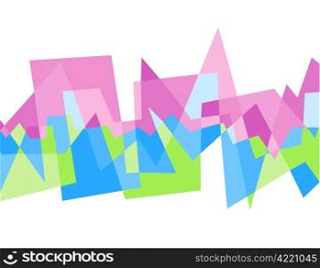 abstract geometric pattern on white background