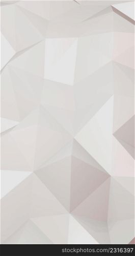 Abstract geometric pattern vertical white background polygon triangle background brings the popularity and new trend of 3D rendering.