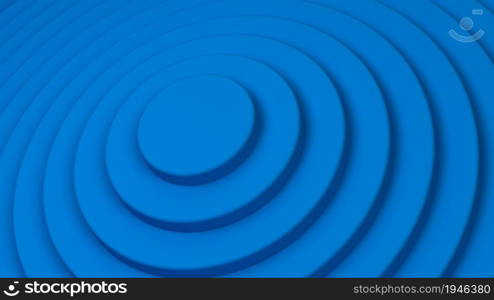 Abstract geometric primitive background. 3d illustration