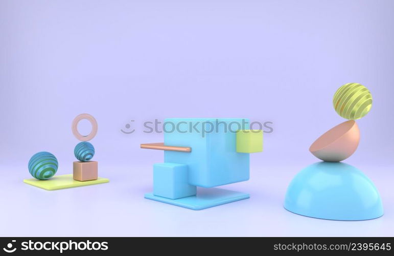 Abstract geometric shapes of product display with minimal and modern concepts, pedestal, podium, stand, 3D.. Abstract geometric shapes of product display with minimal and modern concepts, pedestal, podium, stand, 3D rendering.