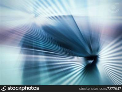 abstract geometric soft blue and white background of light with straight intersected spectrums. abstract soft blue and white background with light and straight lines of light rays and shadows intercrossing