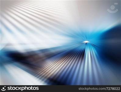abstract geometric texture of light striped with straight lines differently directed in white, blue, grey and brown colour. abstract background of light with stripes directed from center outwards in white, blue, grey and brown colour