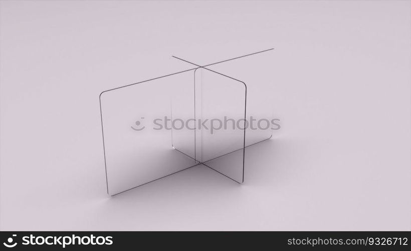 Abstract glass elements. Computer generated 3d render Abstract glass elements. Computer generated 3d render. Abstract glass elements