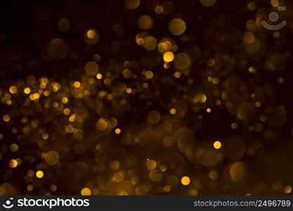 Abstract glitter particles bokeh background