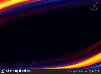 Abstract glowing lines of light. Colourful background. Colourful background