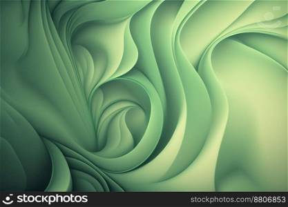 Abstract Glowing Mint Green Wave Background