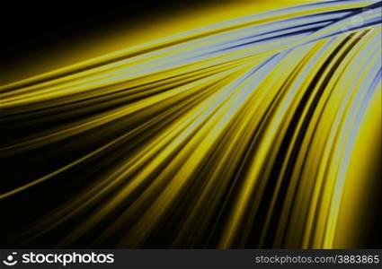abstract golden background and digital wave with motion blur