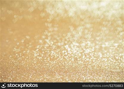 Abstract golden glitter background. Abstract golden glitter light bokeh holiday party background