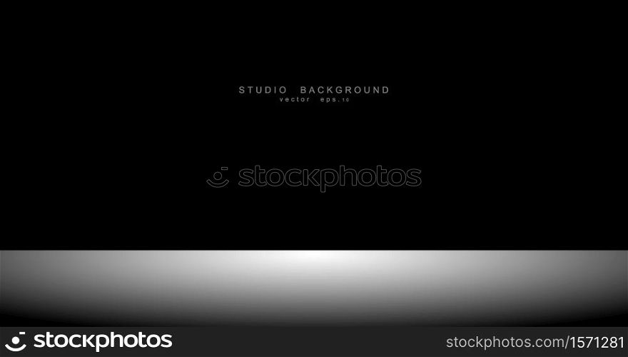 Abstract gradient black, used as background for display your products . eps10 vector illustration