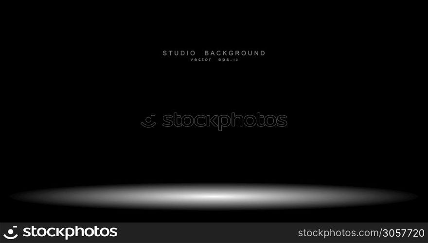 Abstract gradient black, used as background for display your products . eps10 vector illustration