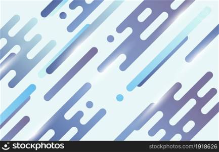 Abstract gradient blue and purple stripe line pattern artwork decorative. Cover style of minimal artwork template background. illustration vector