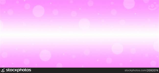 Abstract gradient bokeh on pink background