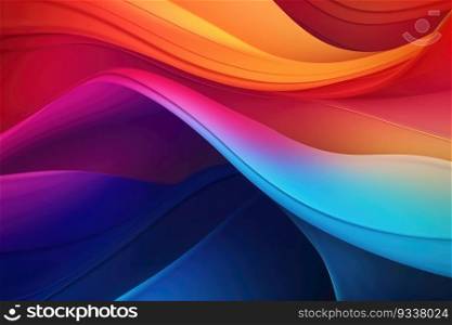 Abstract gradient colorful background. Generative AI