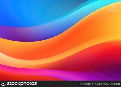 Abstract gradient colorful background. Generative AI