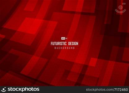 Abstract gradient red technology design template background with halftone dot pattern. Use for ad, poster, template design, artwork, print. illustration vector eps10