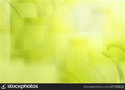 Abstract green background, nature and science