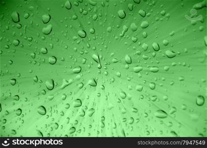 abstract green background with drop water